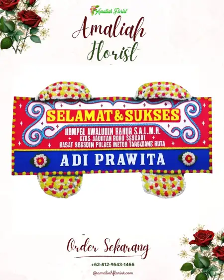 Papan Bunga Ucapan Selamat Kelayan Barat