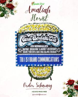 Papan Bunga Duka di Kelayan Barat