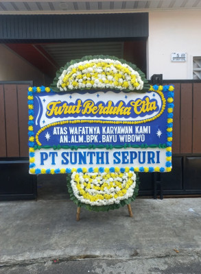 Papan Bunga Duka di Kelayan Barat