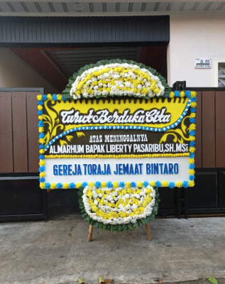 Papan Bunga Duka di Kelayan Barat